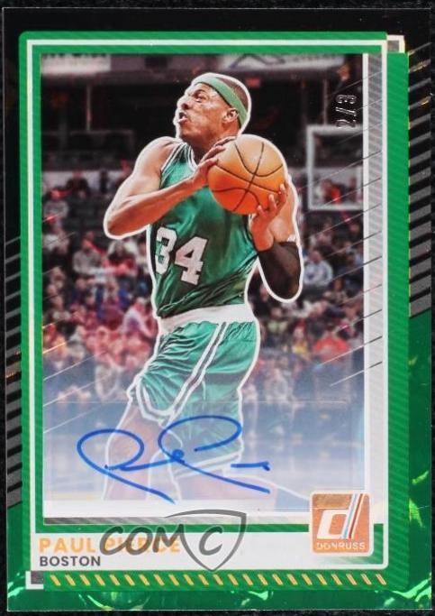 Paul Pierce [Black Green Autograph] #127