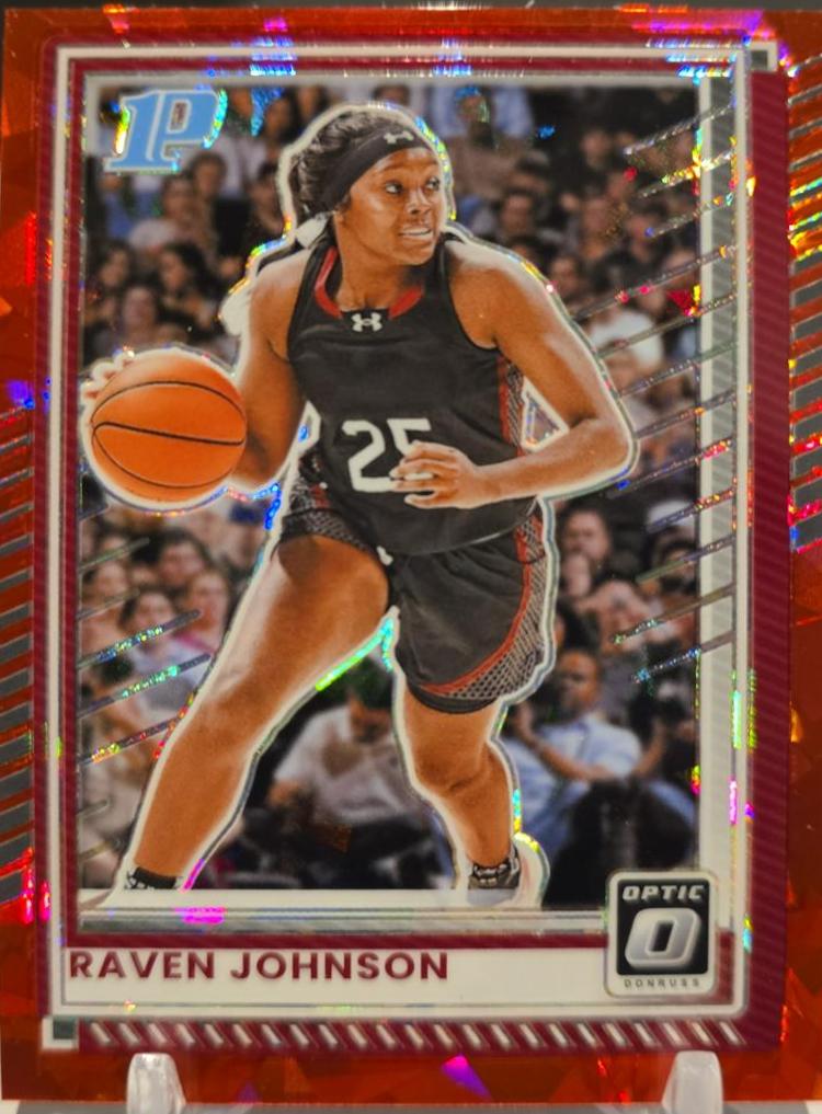 Raven Johnson [Red Cracked Ice Optic] #62
