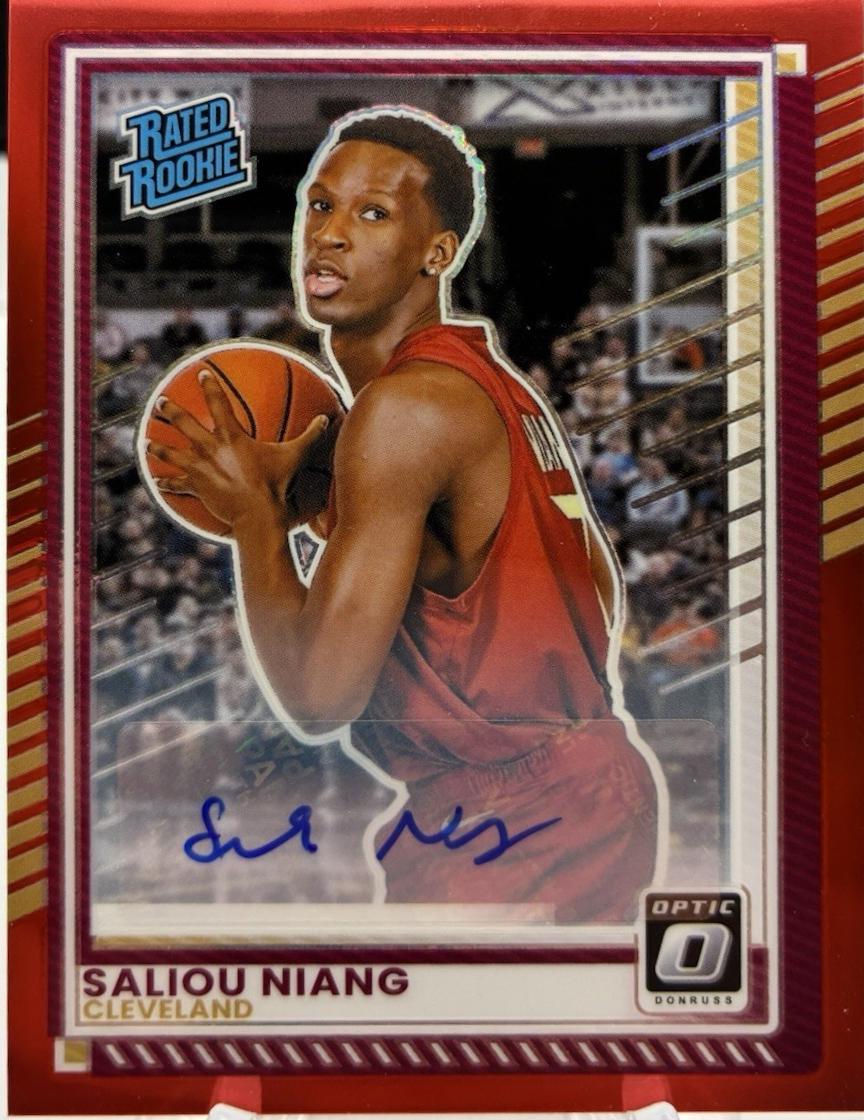 Saliou Niang [Red Holo Optic Autograph] #43