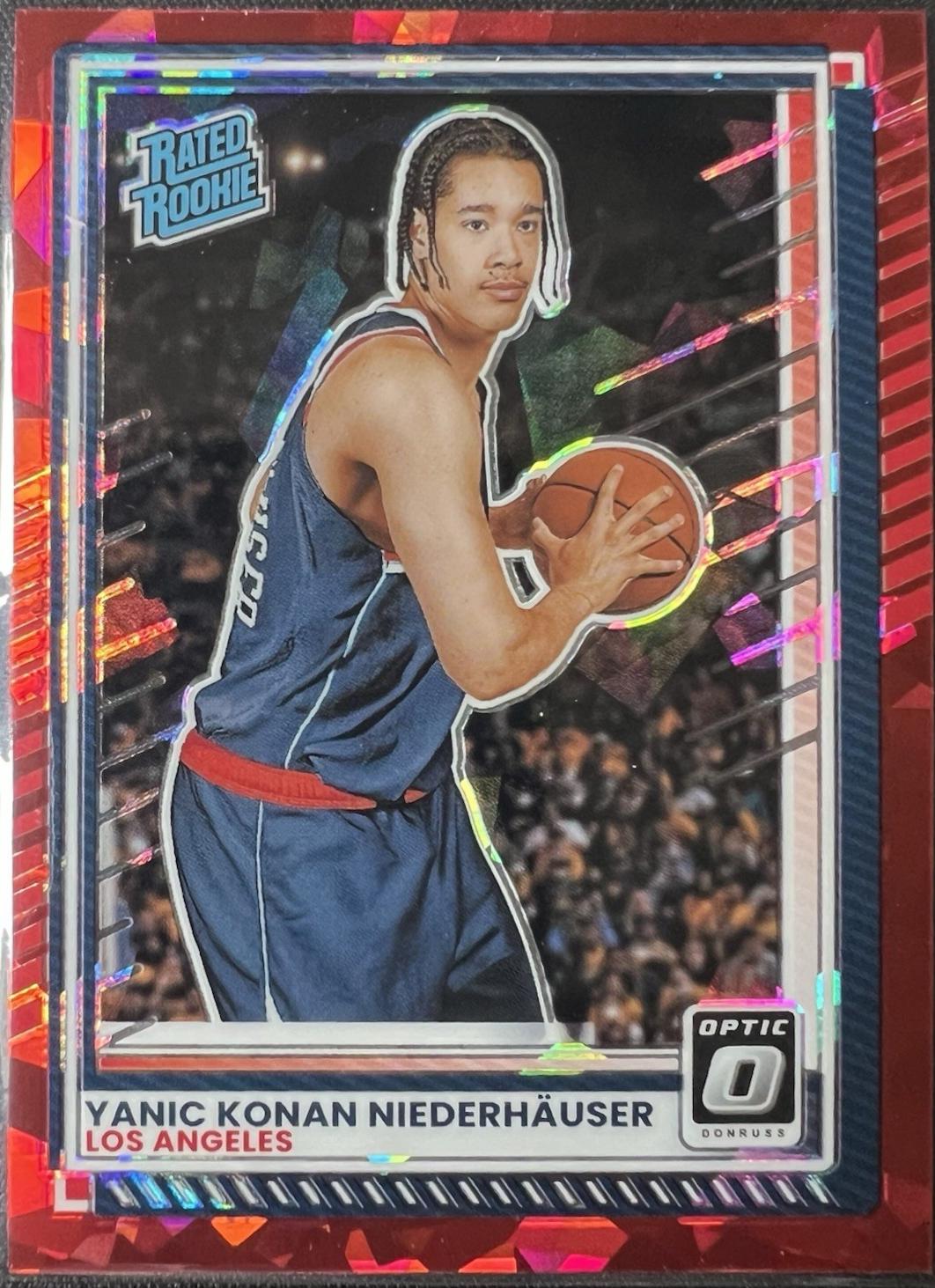 Yanic Konan Niederhauser [Red Cracked Ice Optic] #17