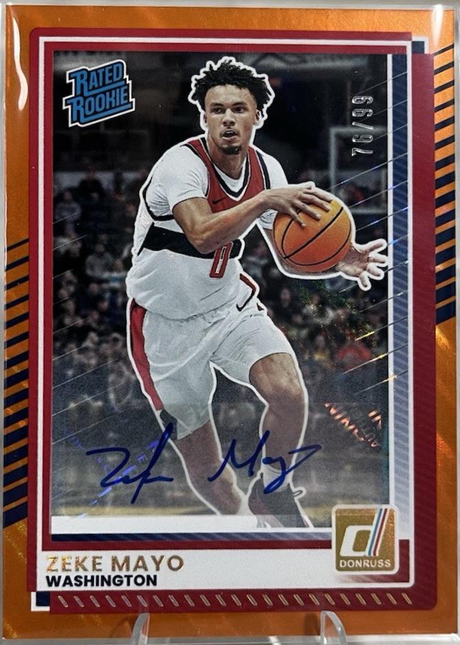 Zeke Mayo [Orange Lava Autograph] #46