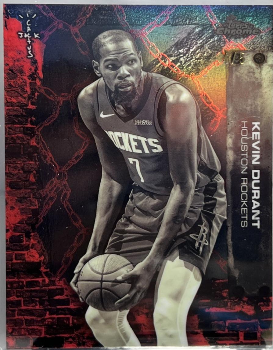 Kevin Durant [Red Mini-Diamond Refractor] #49