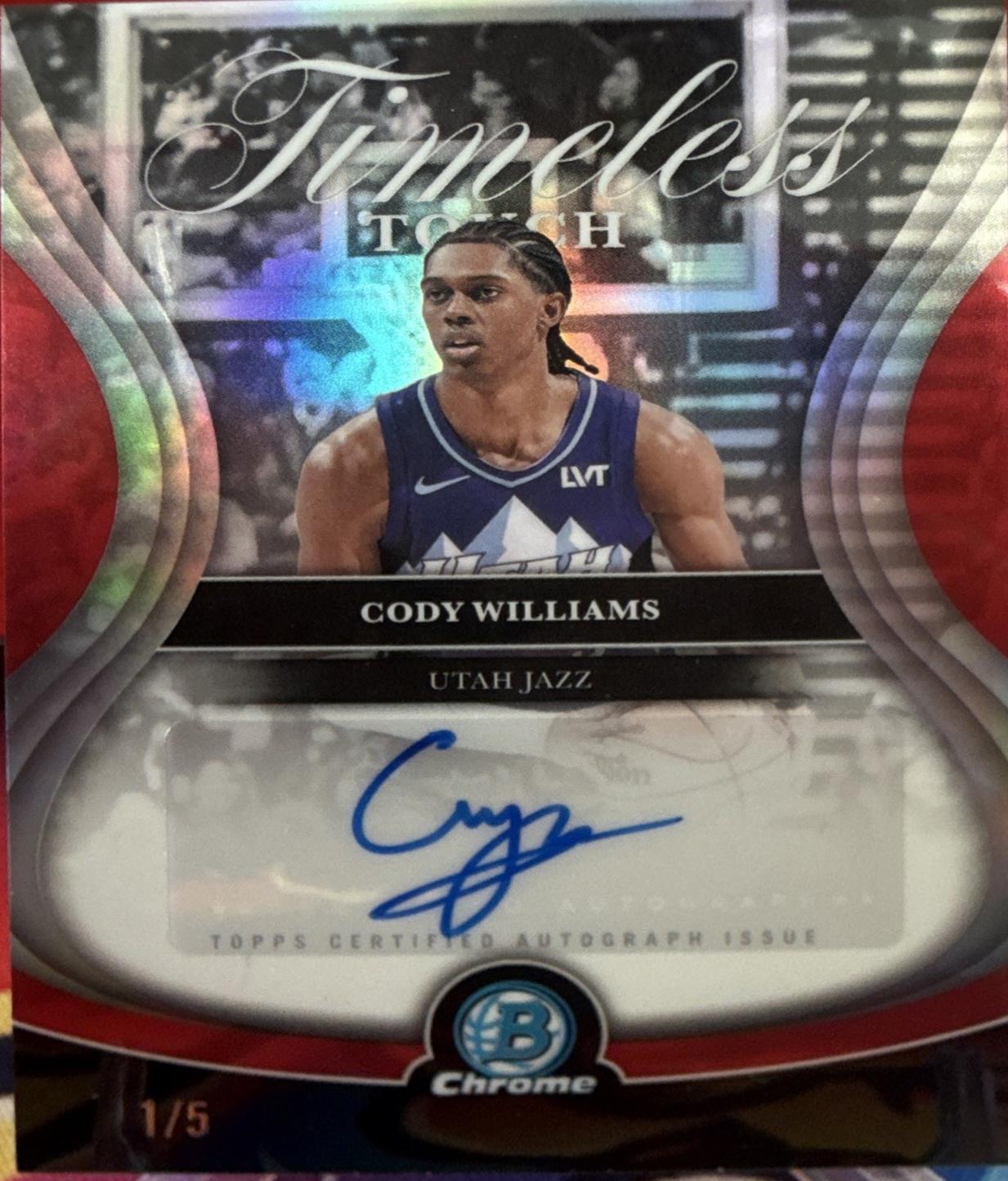 Cody Williams [Red] #TTA-CW