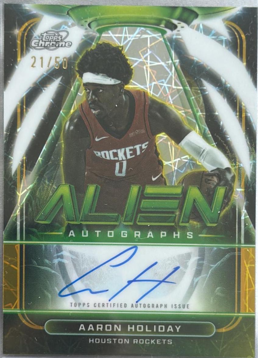 Aaron Holiday [Gold Interstellar] #AA-AHO