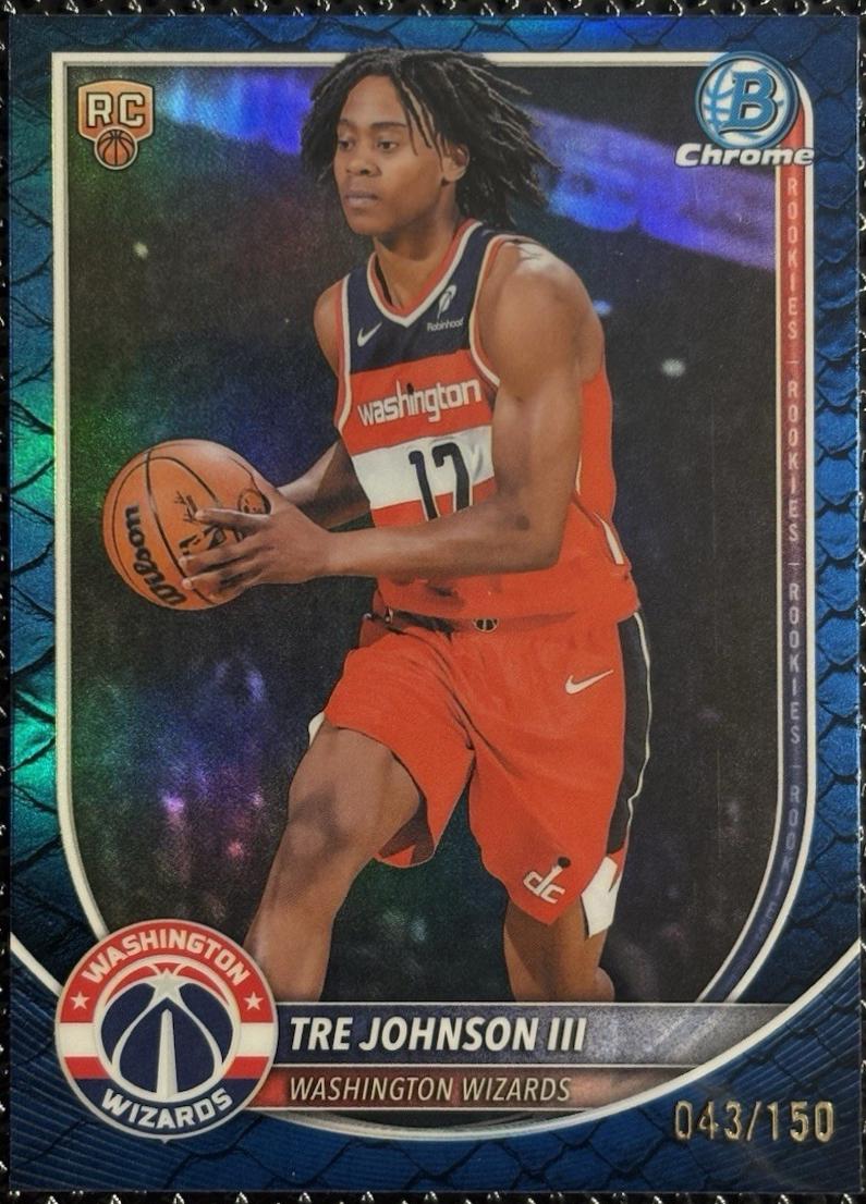 Tre Johnson III [Reptilian Blue Refractor] #BCV-6