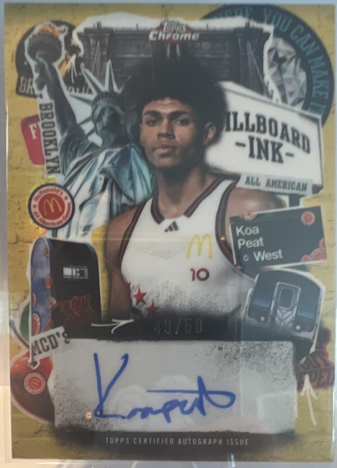 Koa Peat [Gold Refractor] #BI-KP