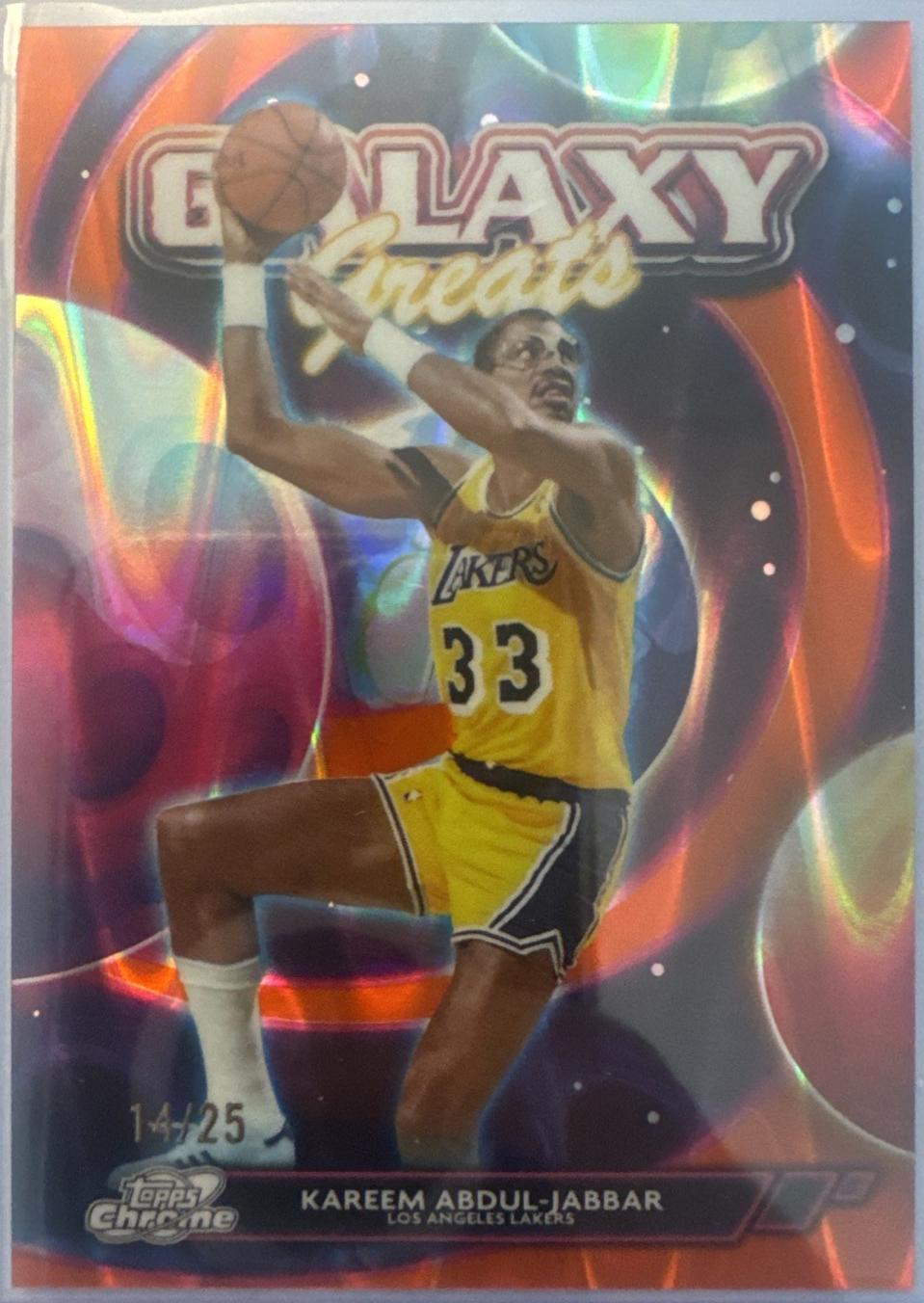 Kareem Abdul-Jabbar [Orange Galactic Refractor] #GG-22