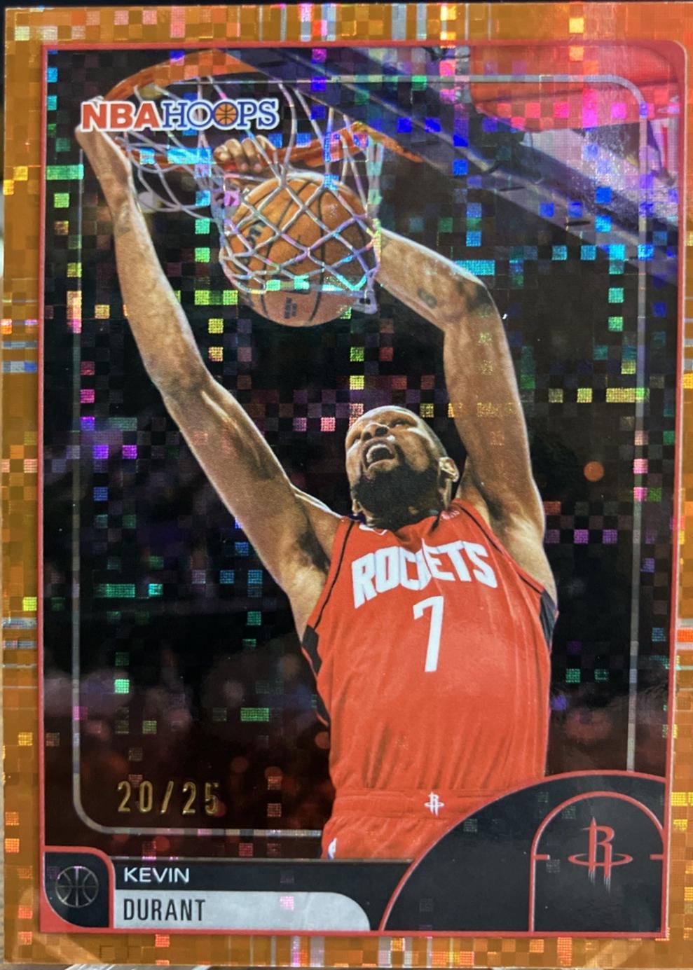 Kevin Durant [Pixel Burst Orange] #221