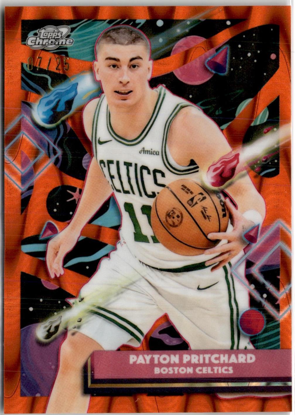 Payton Pritchard [Orange Galactic Refractor] #68