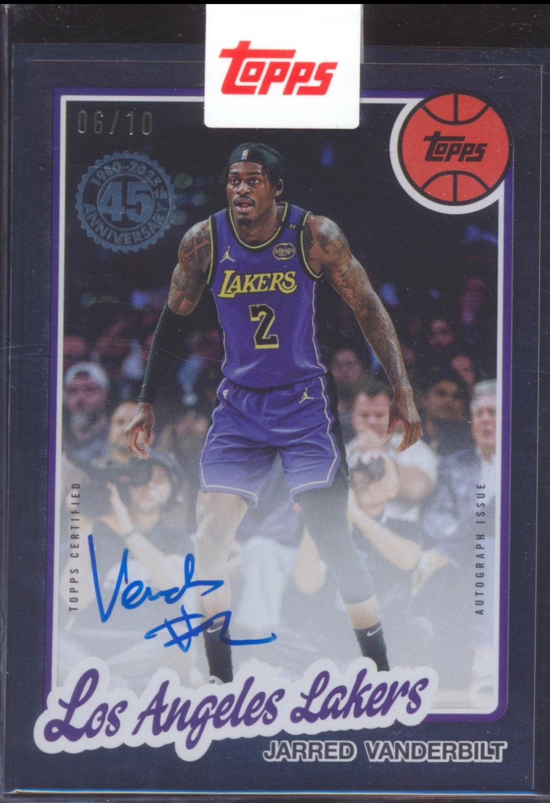 Jarred Vanderbilt [Black Rainbow] #80B2-JV