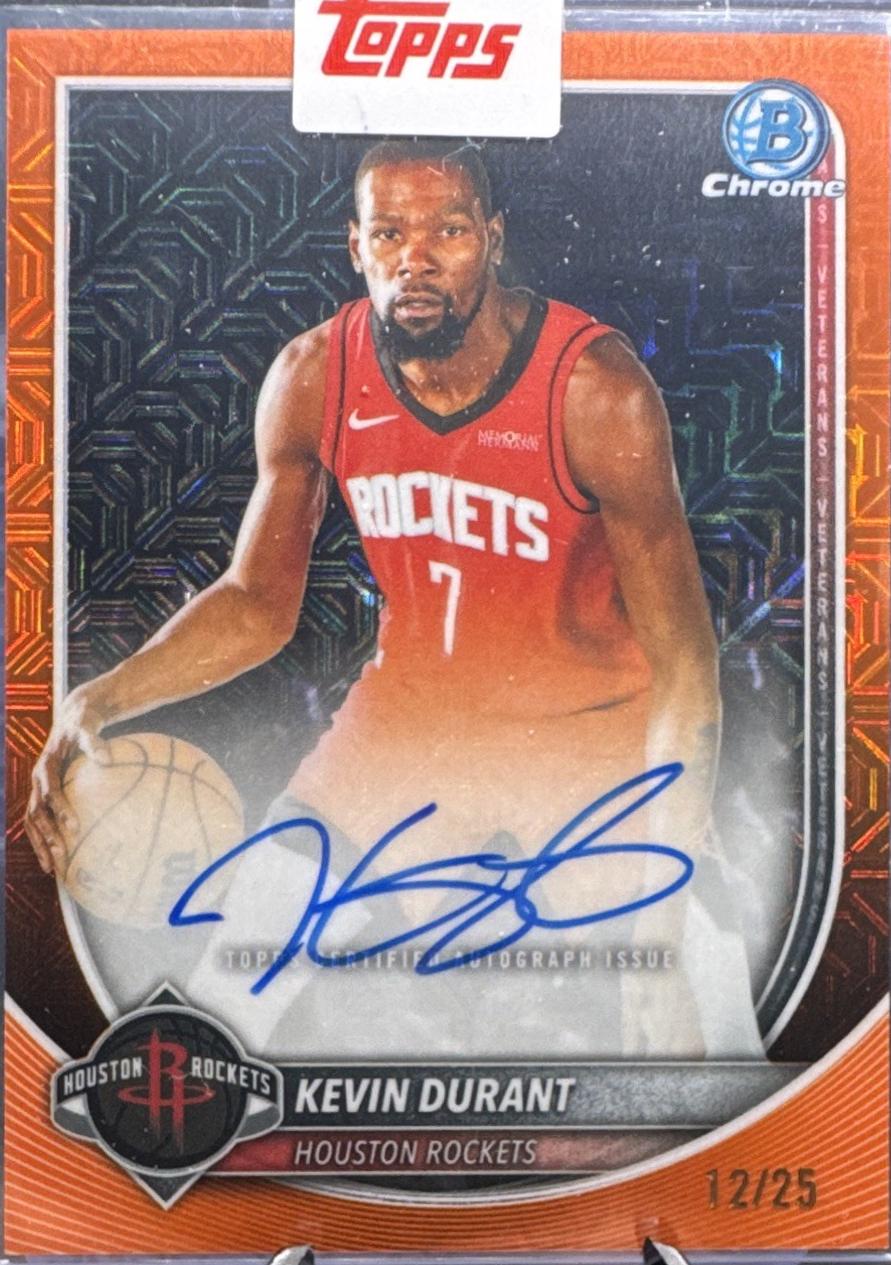Kevin Durant [Orange Geometric] #BCA-KD
