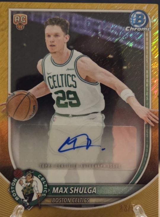 Max Shulga [Gold Shimmer Refractor] #BCA-MS