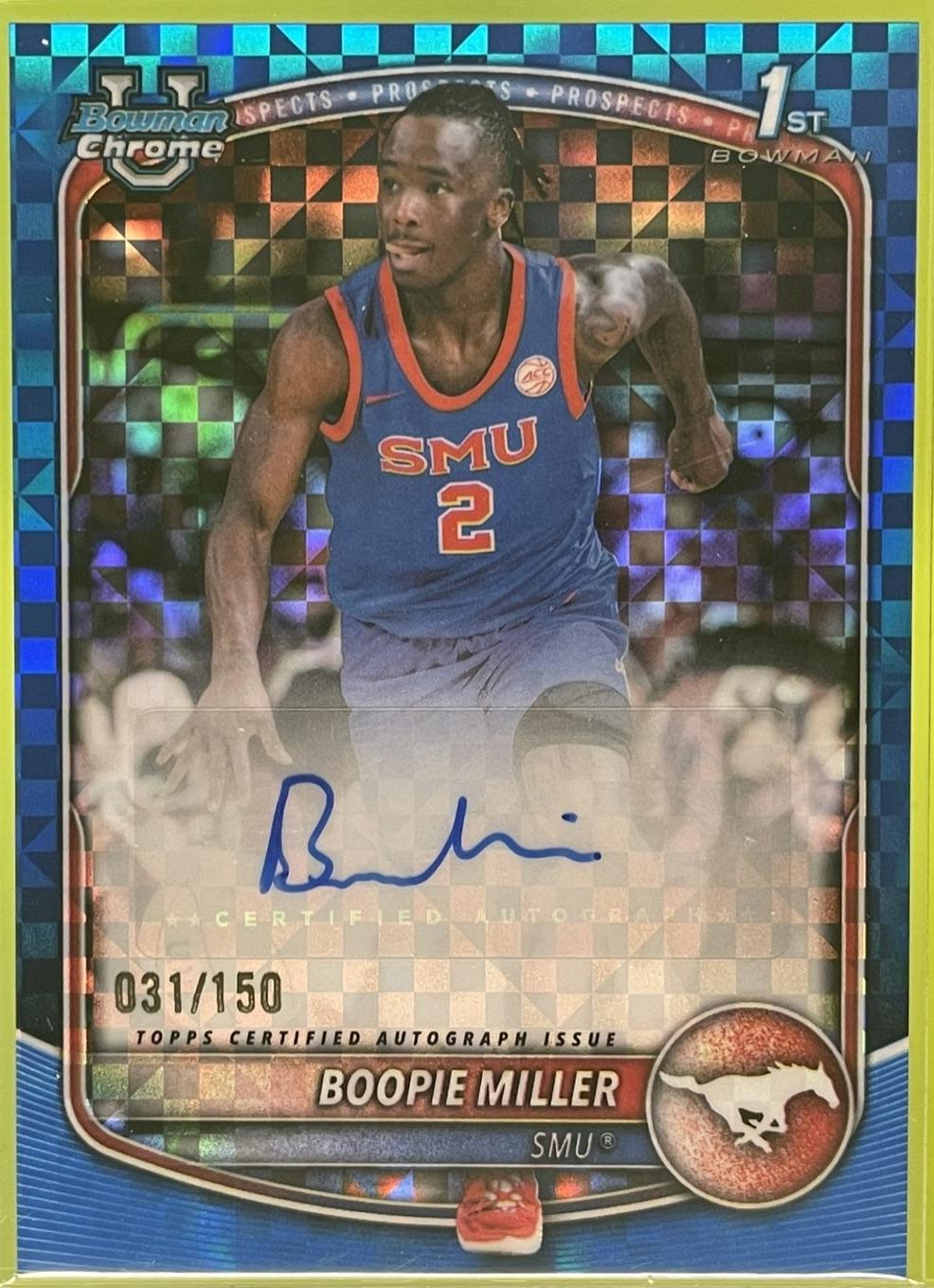 Boopie Miller [Blue X-Fractor] #CPA-BR