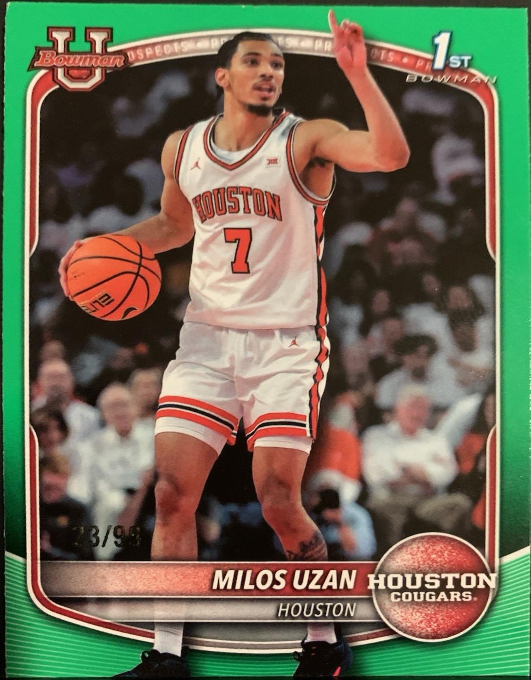 Milos Uzan [Green Refractor] #BCP-40