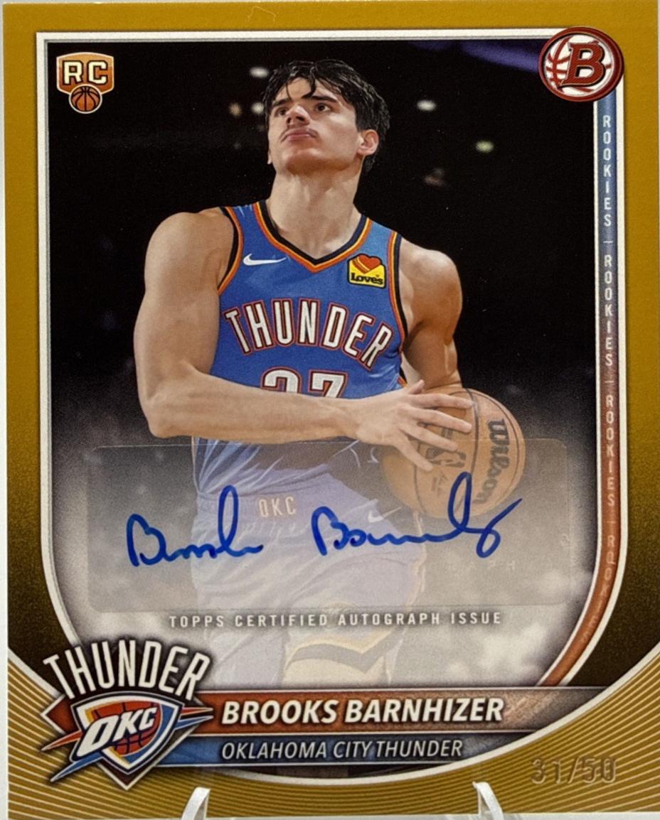Brooks Barnhizer [Gold Border] #RVA-BB