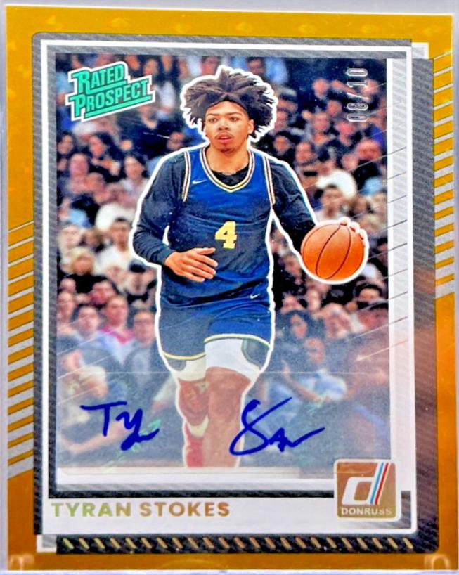Tyran Stokes [Gold Autograph] #57