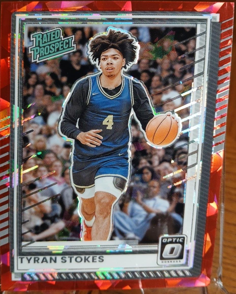 Tyran Stokes [Red Cracked Ice Optic] #57