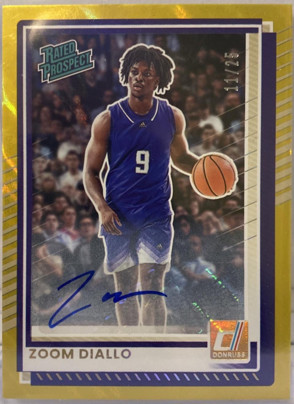 Zoom Diallo [Orange Lava Autograph] #56