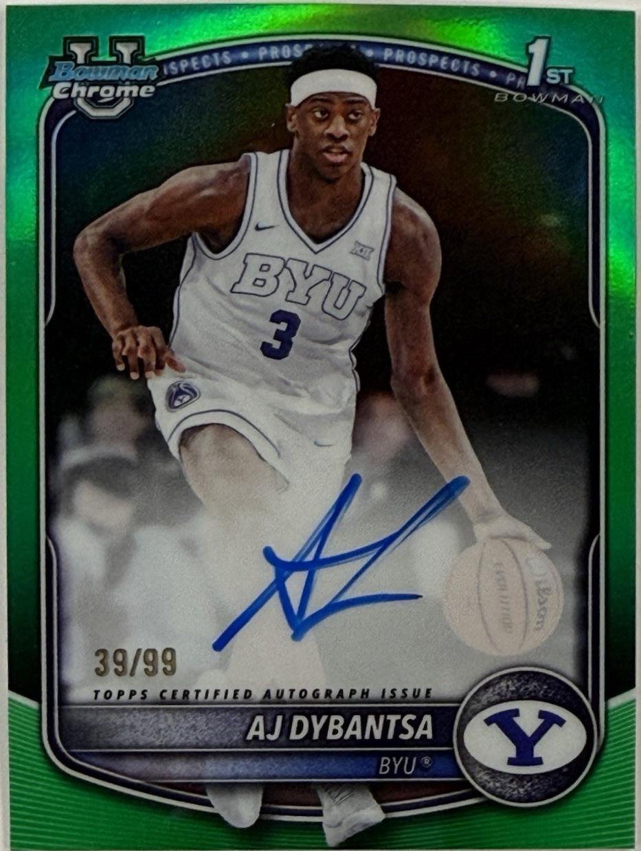 AJ Dybantsa [Green] #CPA-AD
