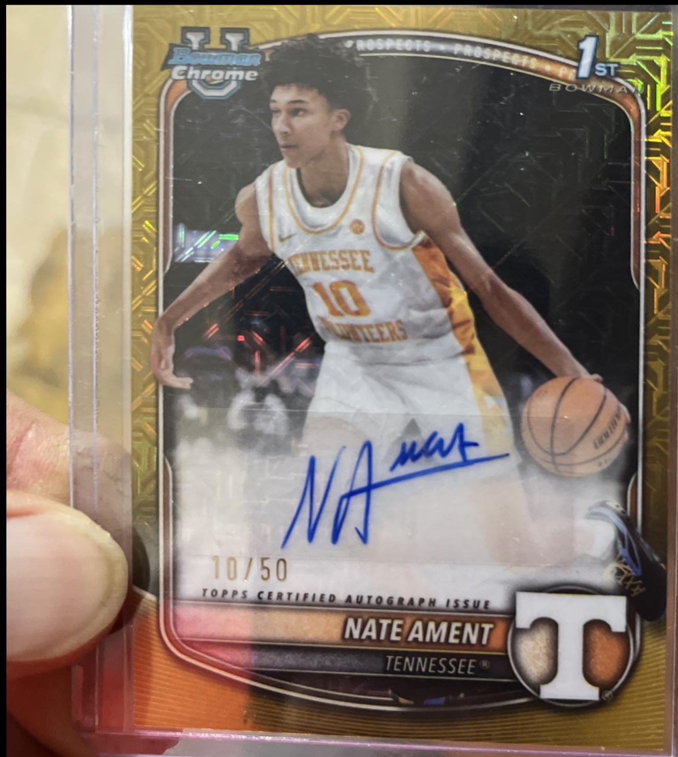 Nate Ament [Gold] #CPA-NA