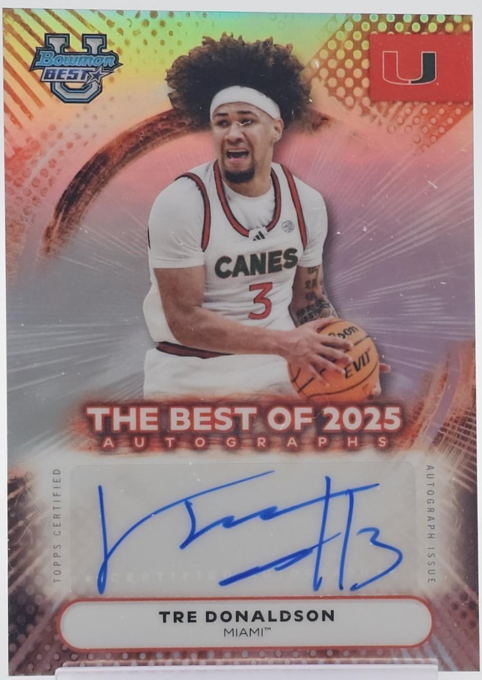 Tre Donaldson [Refractor] #BA-TD