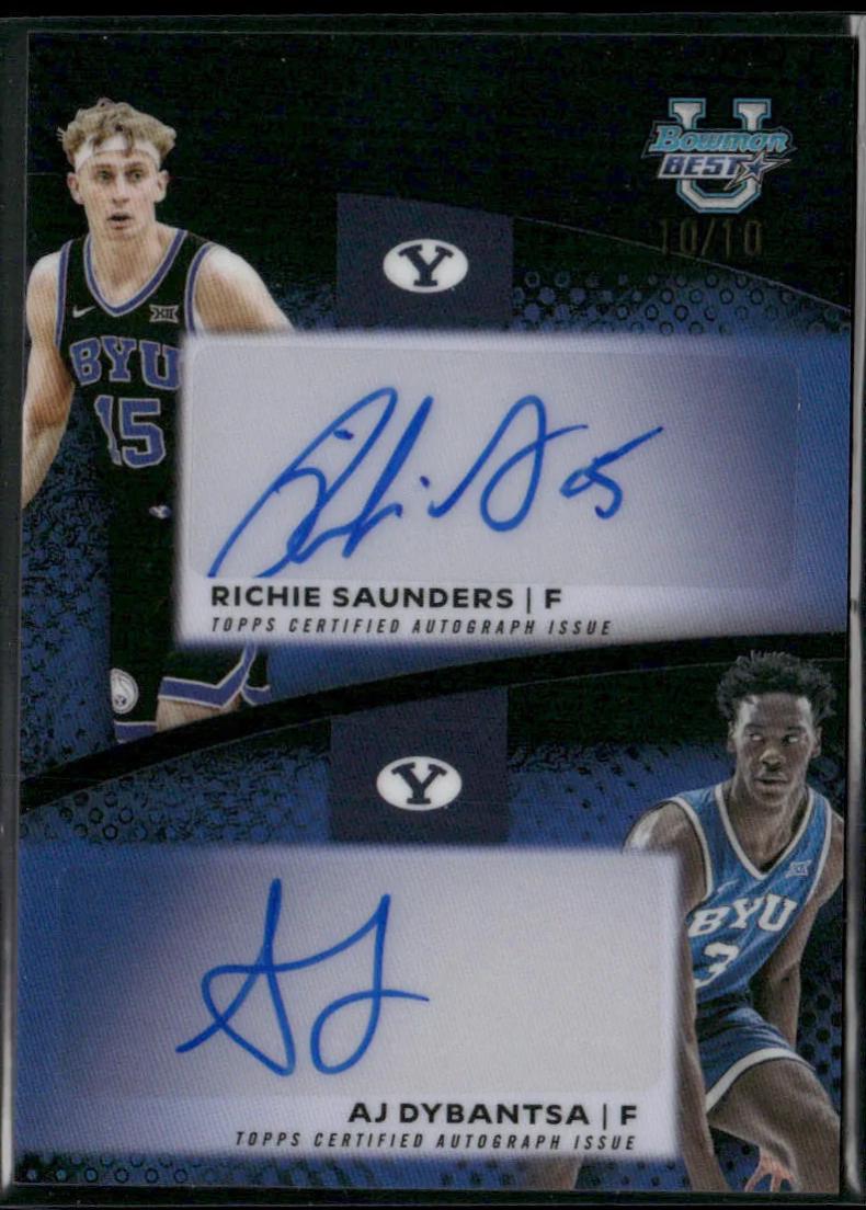 AJ Dybantsa / Richie Saunders [Black] #DRA-RS