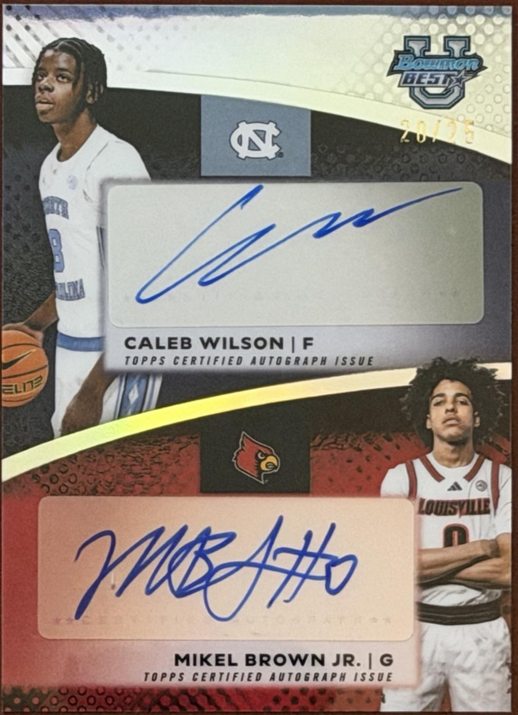 Mikel Brown Jr. / Caleb Wilson #DRA-CW