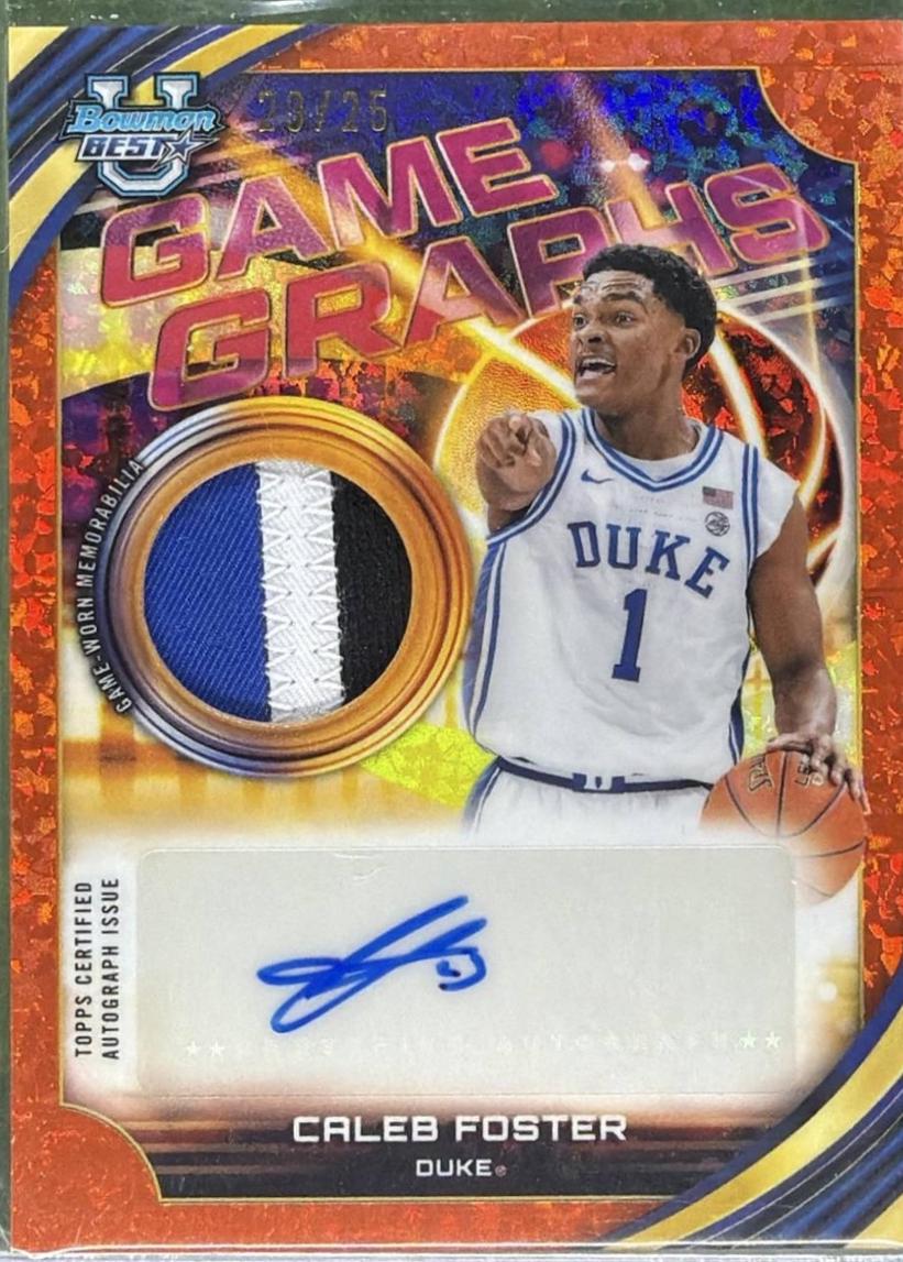 Caleb Foster [Orange Mini-Diamond] #GG-CF