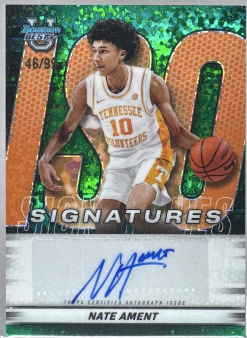 Nate Ament [Green Mini-Diamond Refractor] #IS-NA