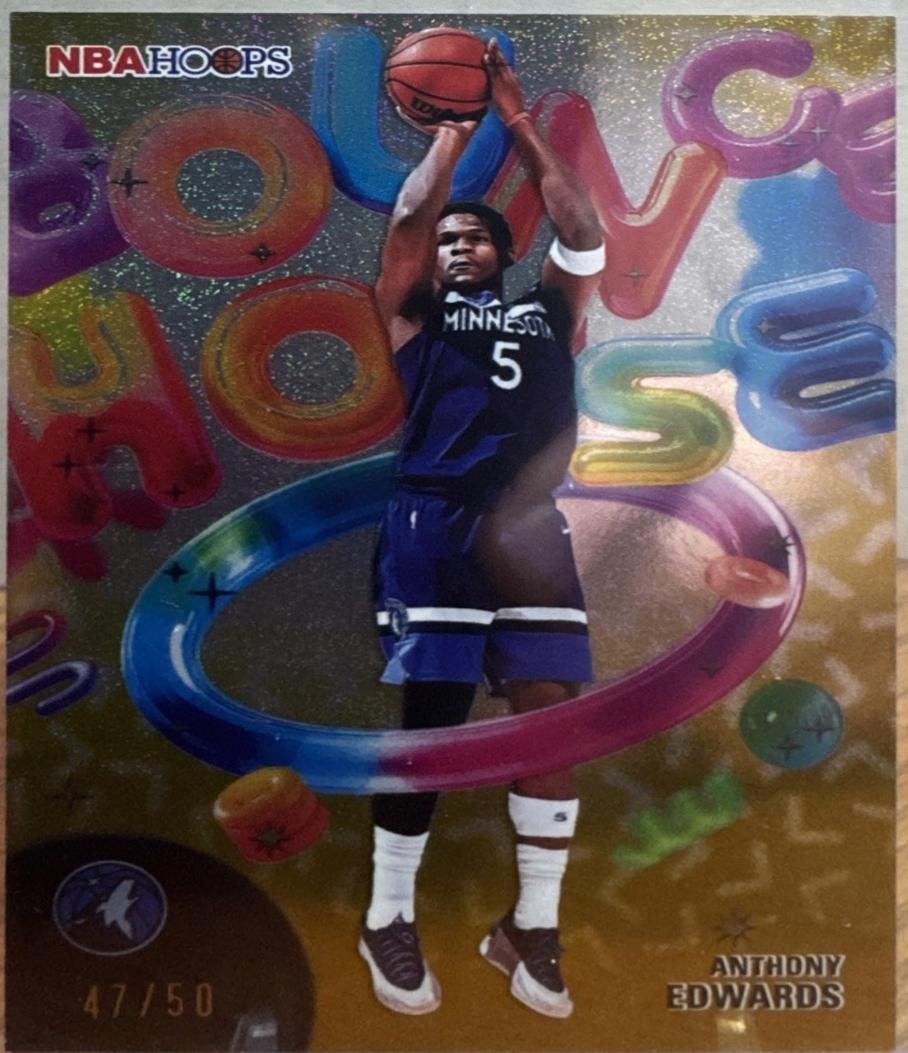 Anthony Edwards [Pixel Burst Gold] #BH-1