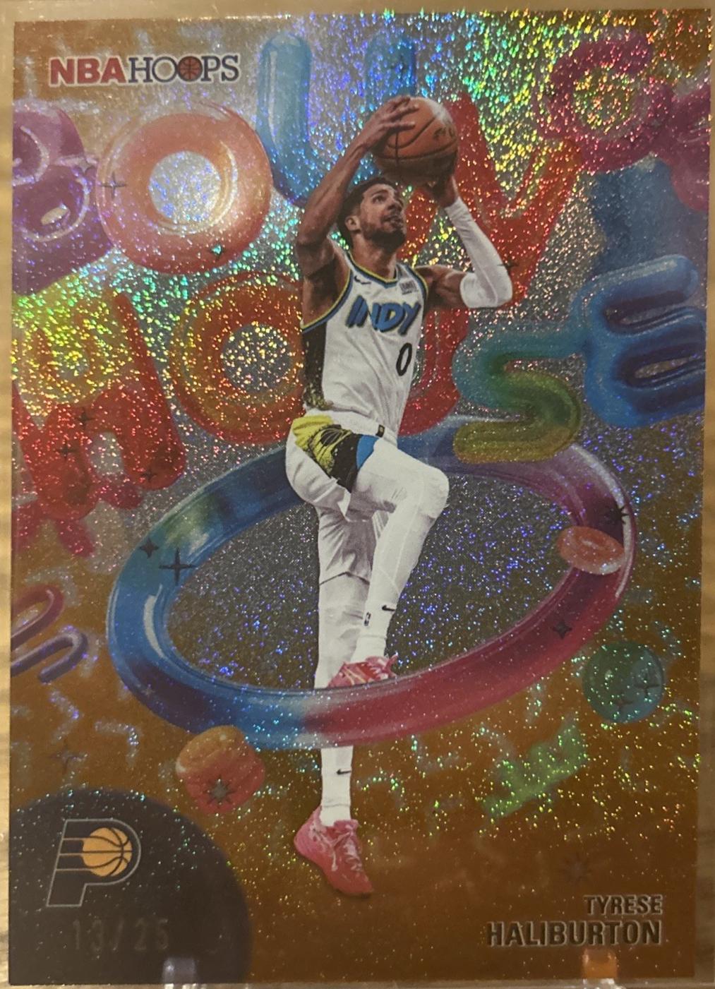 Tyrese Haliburton [Pixel Burst Orange] #BH-8
