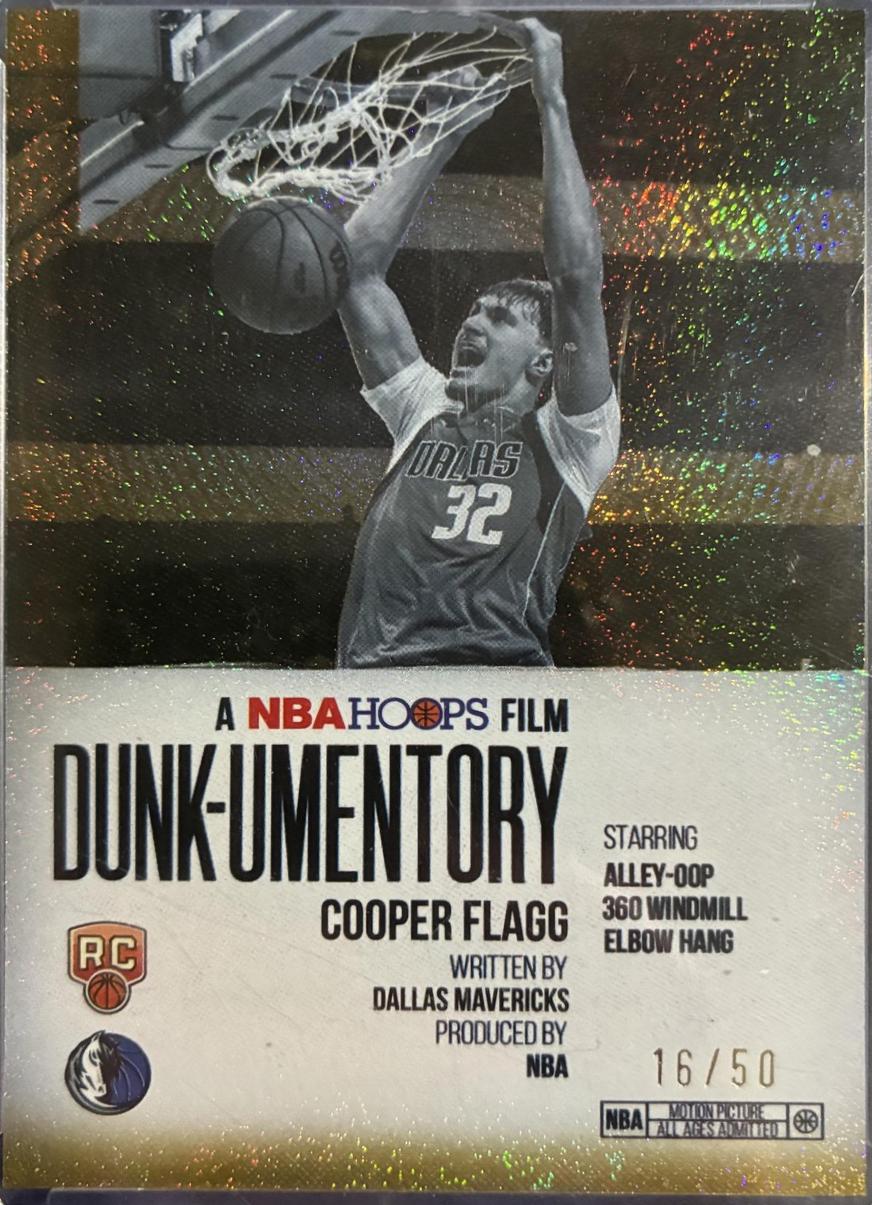 Cooper Flagg [Pixel Burst Gold] #D-11