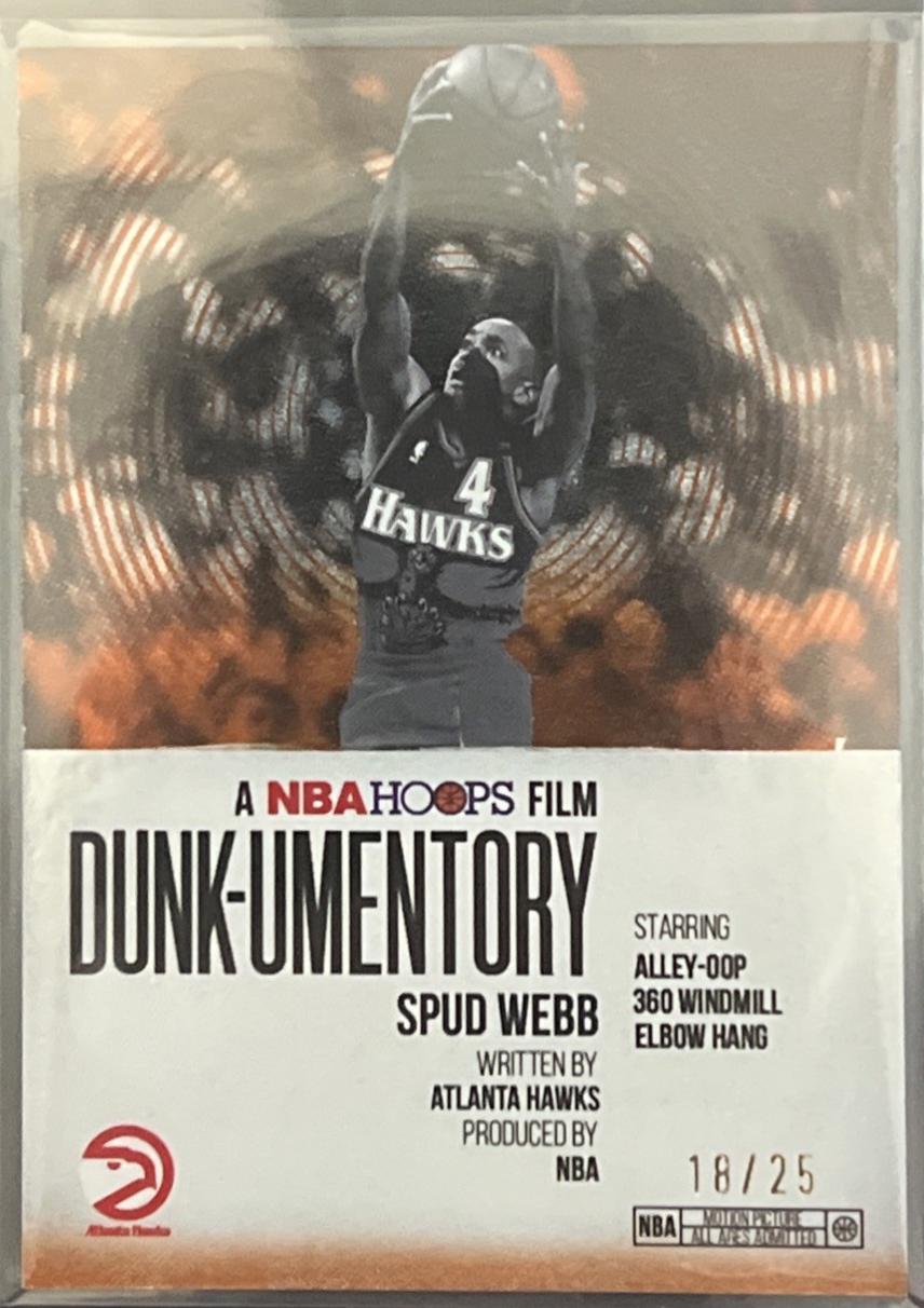 Spud Webb [Pixel Burst Orange] #D-7