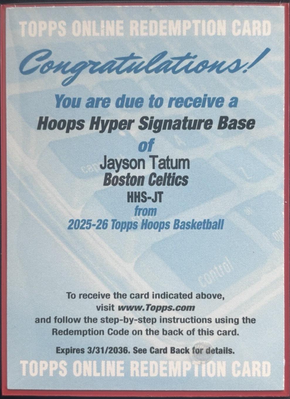 Jayson Tatum #HHS-JT
