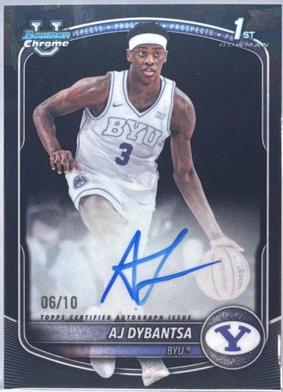 AJ Dybantsa [Black] #CPA-AD