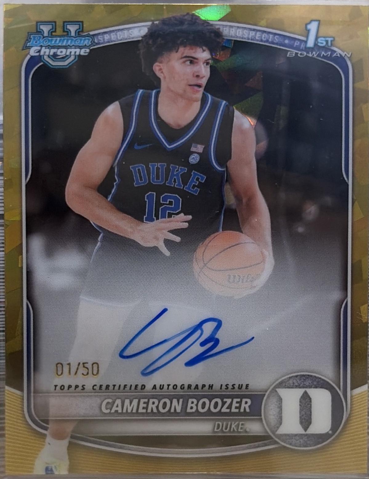 Cameron Boozer [Gold] #CPA-CO