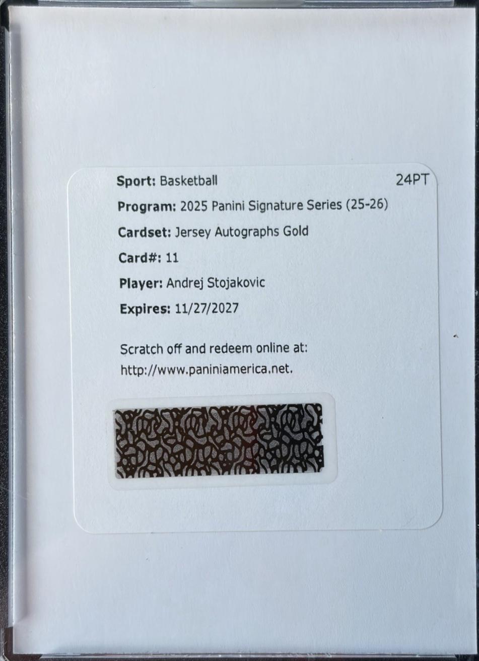 Andrej Stojakovic [Gold] #11