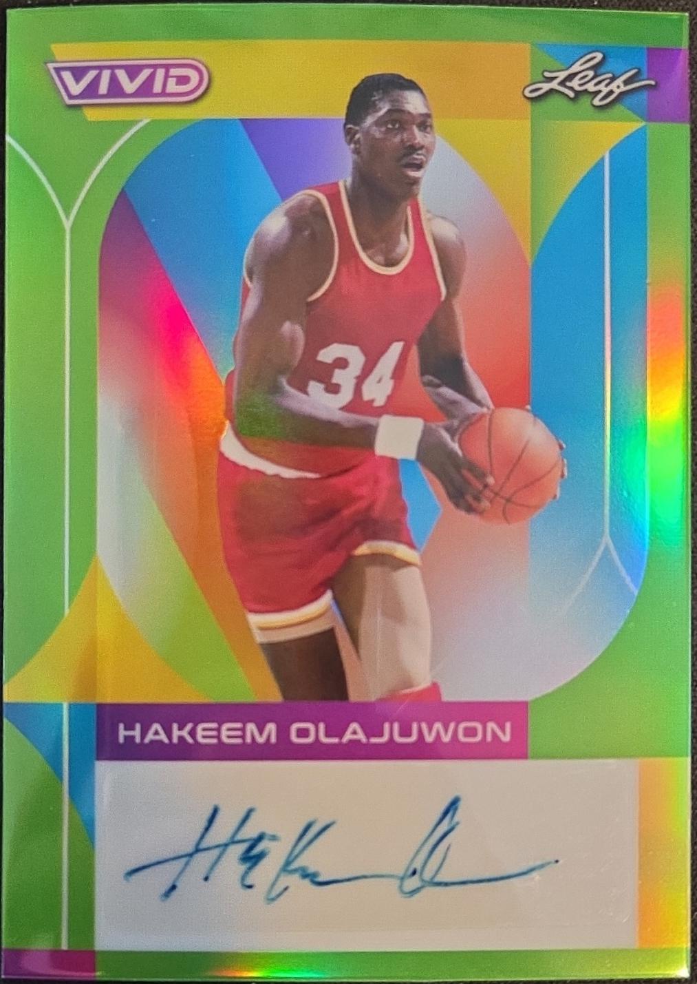 Hakeem Olajuwon [Green] #BA-HO1