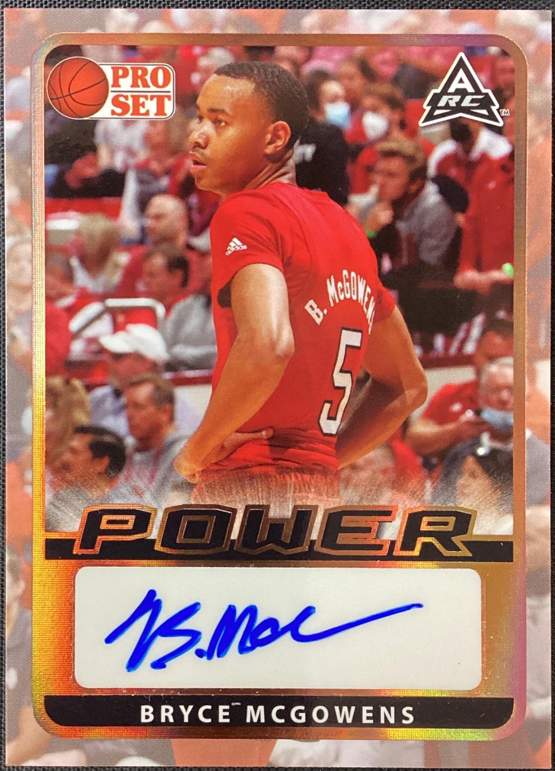 Bryce McGowens #BA-BM1