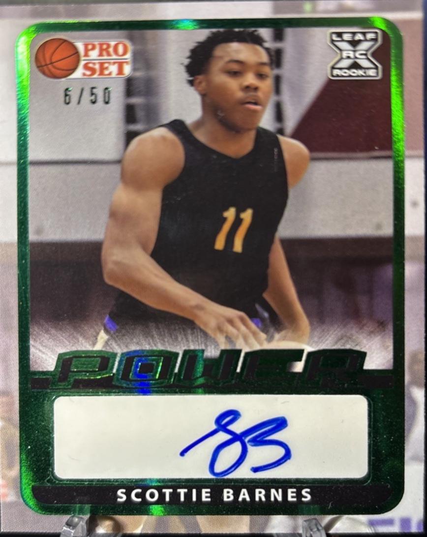 Scottie Barnes [Green] #BA-SB1