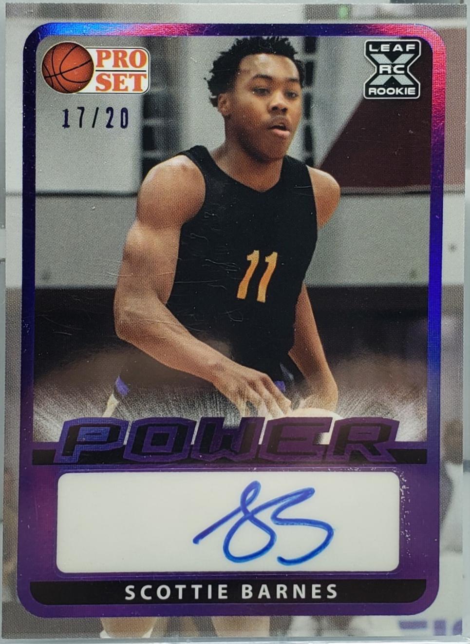 Scottie Barnes [Purple] #BA-SB1