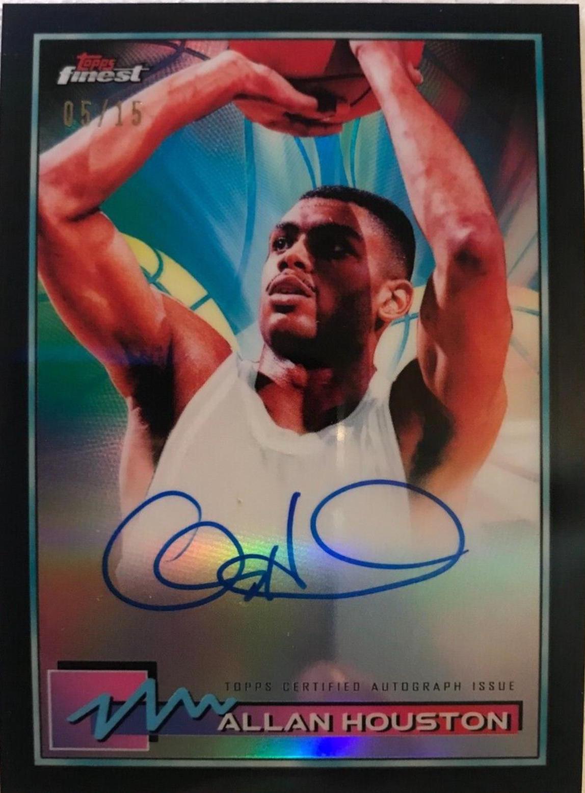 Allan Houston [Black Refractor] #FA-AH