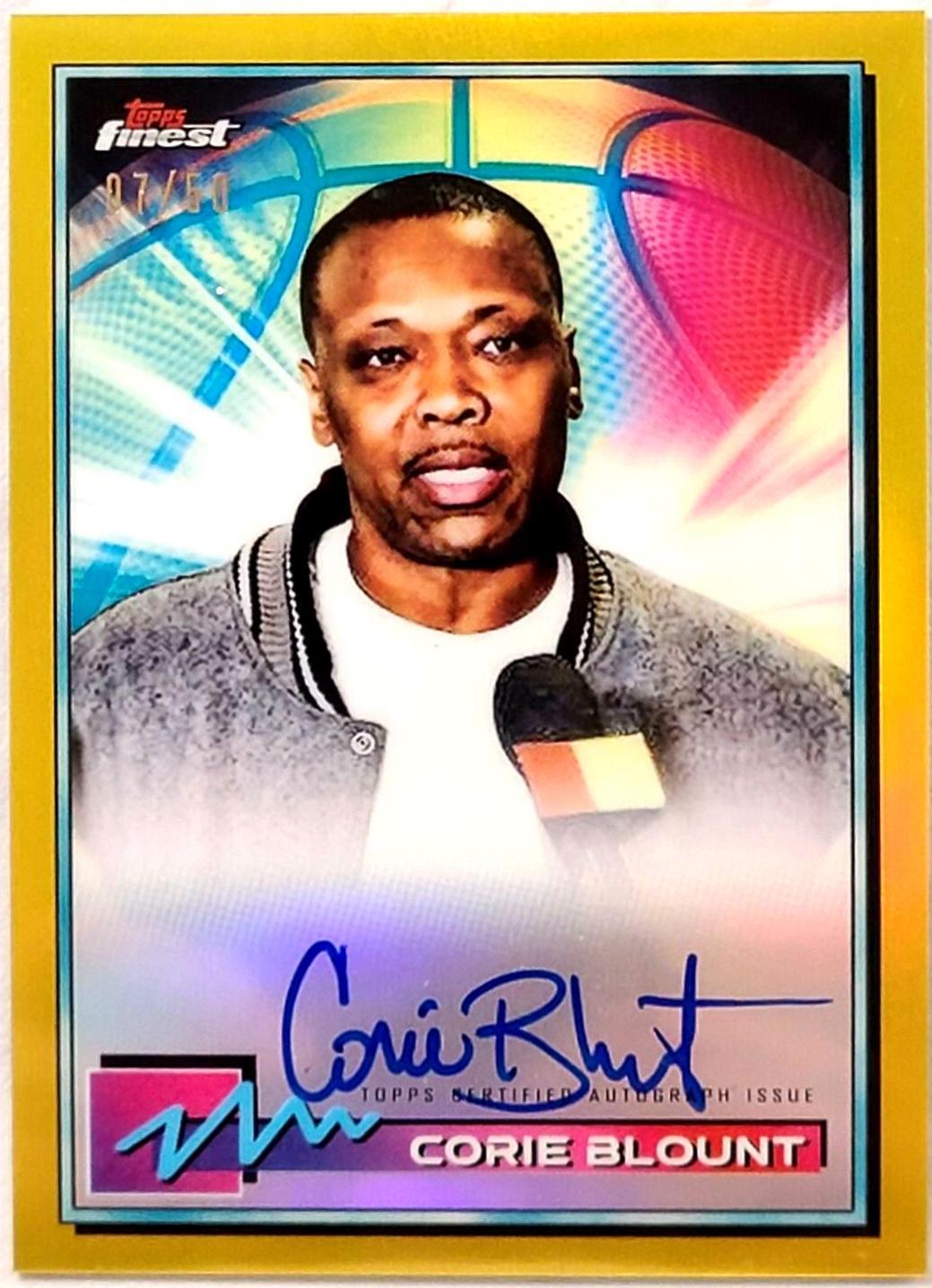 Corie Blount [Gold Refractor] #FA-CB