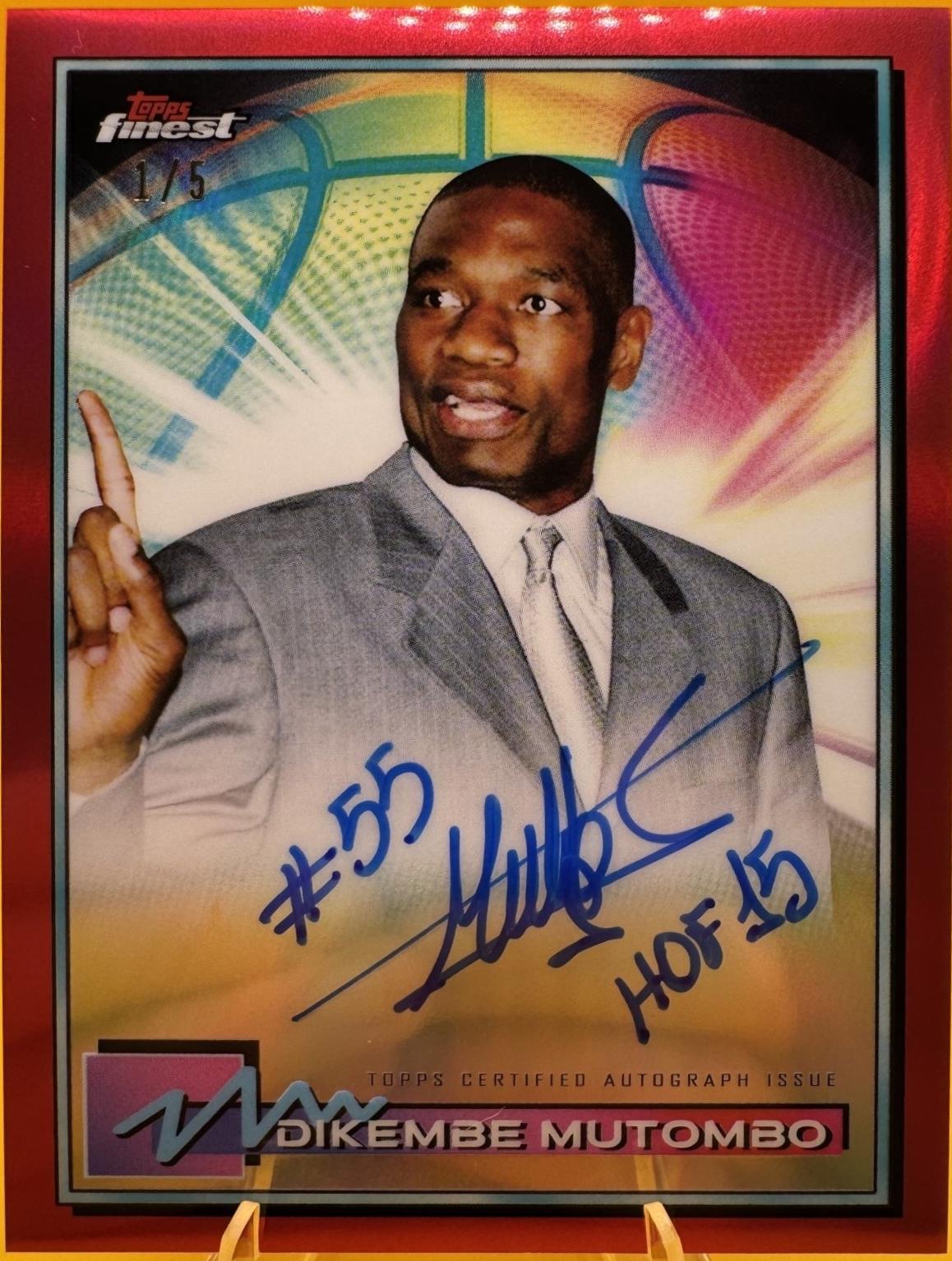 Dikembe Mutombo [Red Refractor] #FA-DM