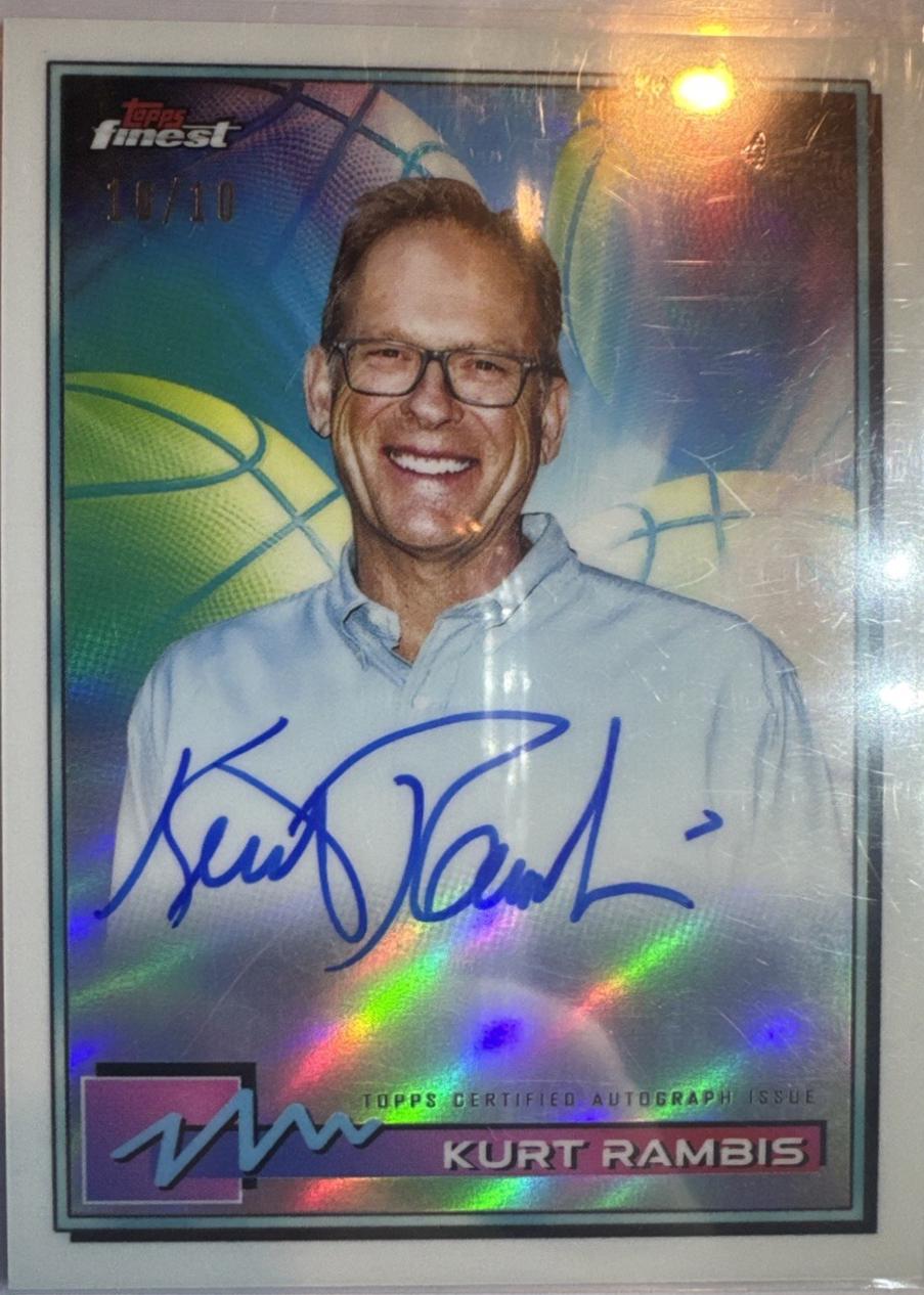 Kurt Rambis [White Refractor] #FA-KR