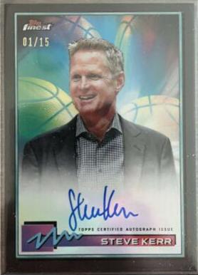 Steve Kerr [Black Refractor] #FA-SKR