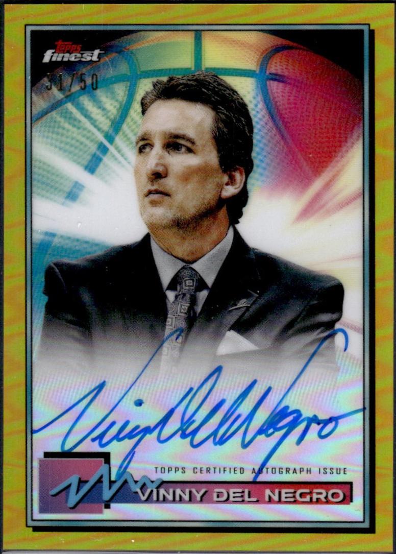 Vinny Del Negro [Gold Refractor] #FA-VDN