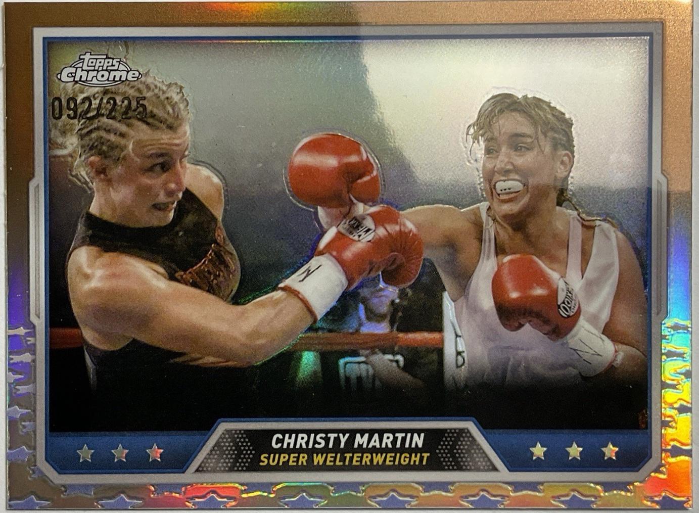 Christy Martin [Gold Refractor] #71