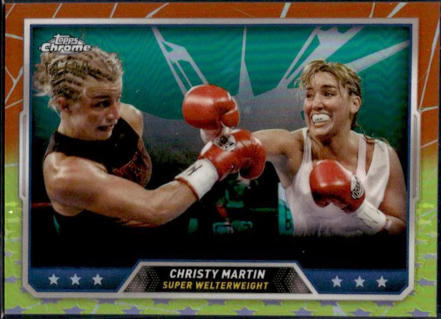 Christy Martin [Orange Yellow Chromafractor] #71