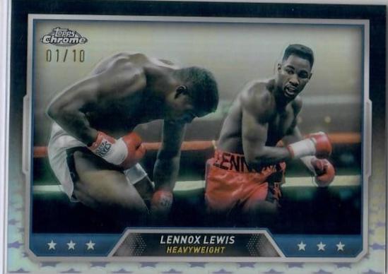 Lennox Lewis [Black Refractor] #94